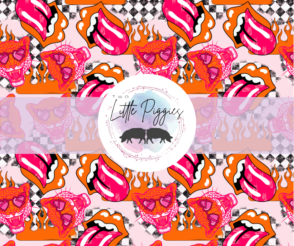 Printed Vinyl - Grunge Leopard