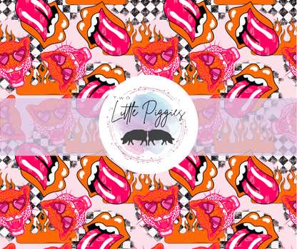 Printed Vinyl - Grunge Leopard