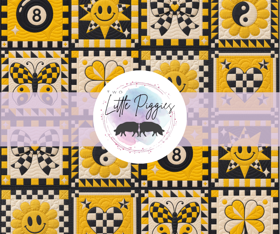 Printed Vinyl - 8 Ball Quilt