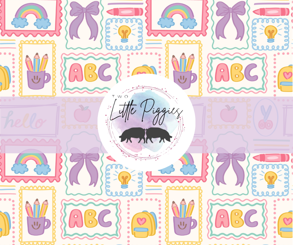 Printed Vinyl - Back to School - Coquette