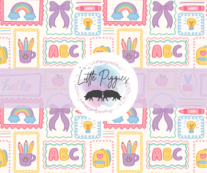 Printed Vinyl - Back to School - Coquette