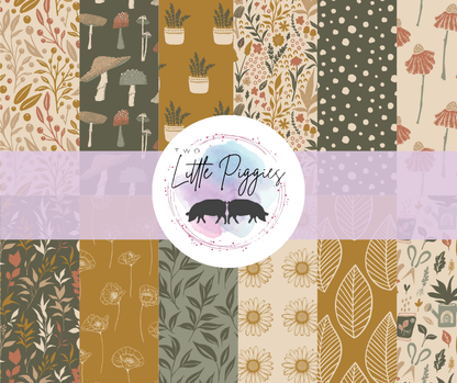 Printed Vinyl - Rustic Garden