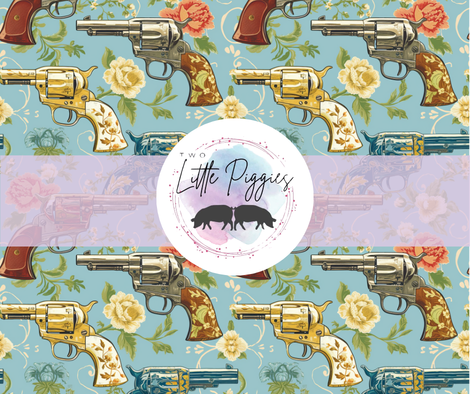 Printed Vinyl - Western Pistol