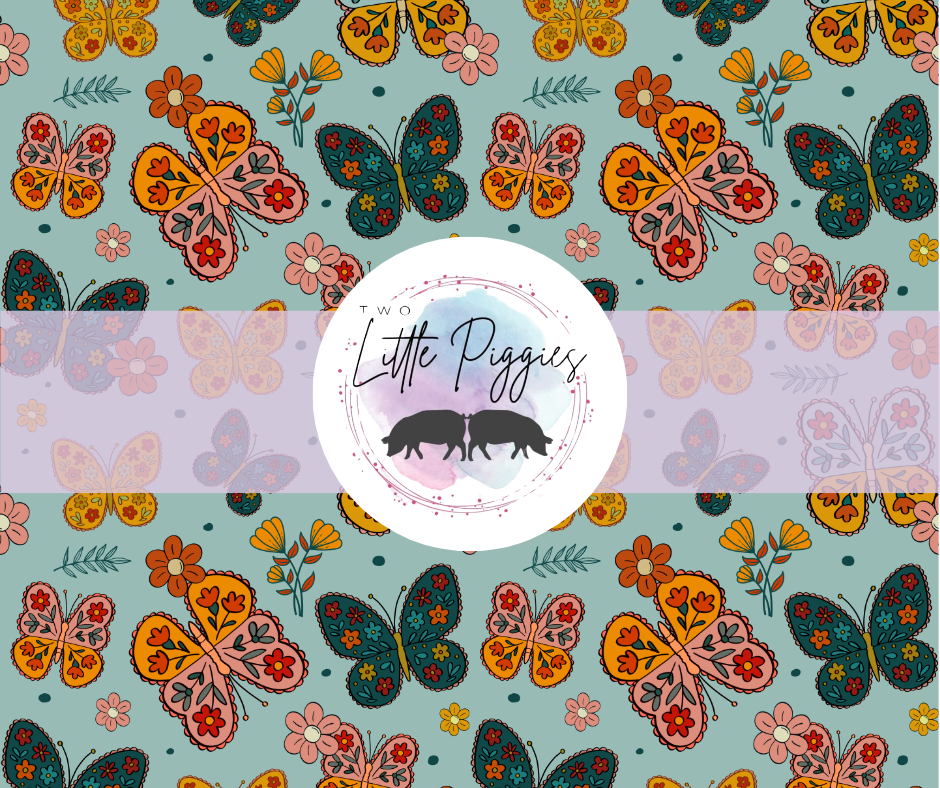 Printed Vinyl - Boho Butterflies