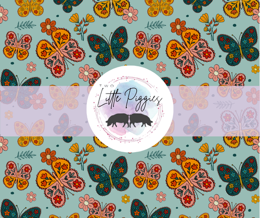 Printed Vinyl - Boho Butterflies