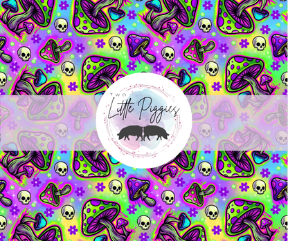 Printed Vinyl - Psychedelic Mushroom