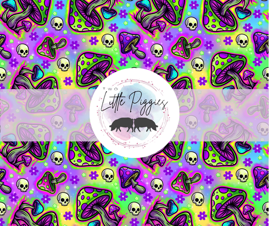 Printed Vinyl - Psychedelic Mushroom