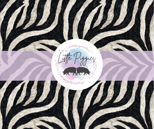 Printed Vinyl - Zebra Fur