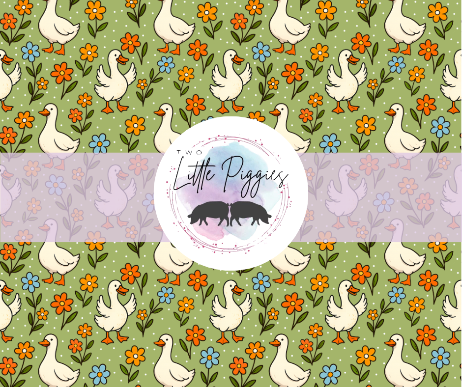 Printed Vinyl - Green Silly Goose