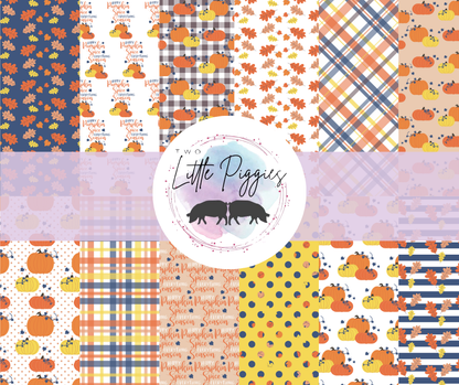 Printed Vinyl - Hello Fall