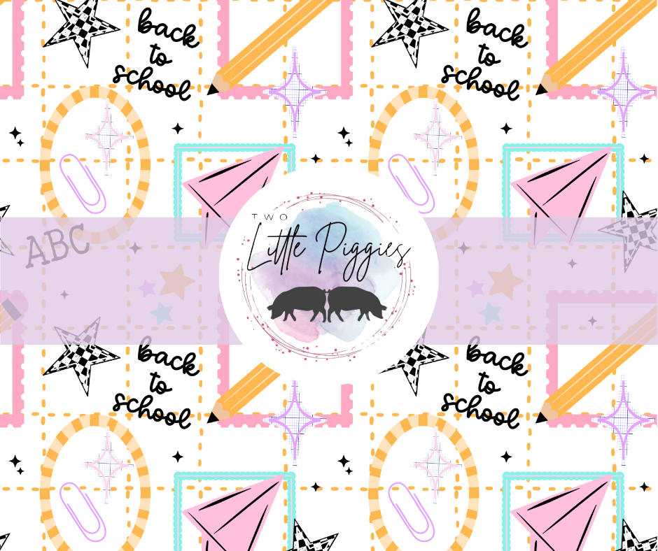 Printed Vinyl - Checkered Paper Planes