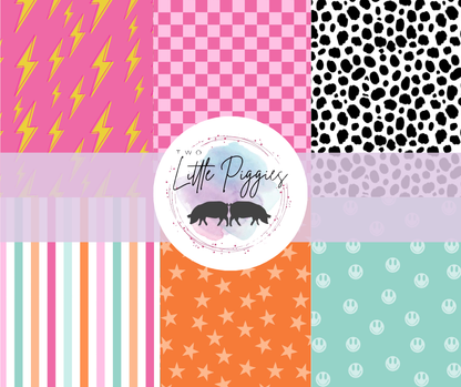Printed Vinyl - Pastel Retro