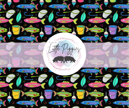 Printed Vinyl - Colorful Fish