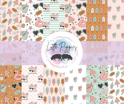 Printed Vinyl - Summer Fun Collection