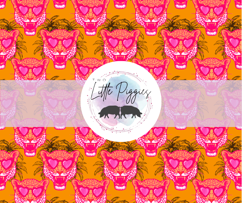 Printed Vinyl - Summer Leopard