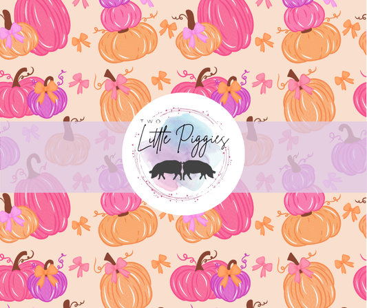 Printed Vinyl - Pretty Pumpkins