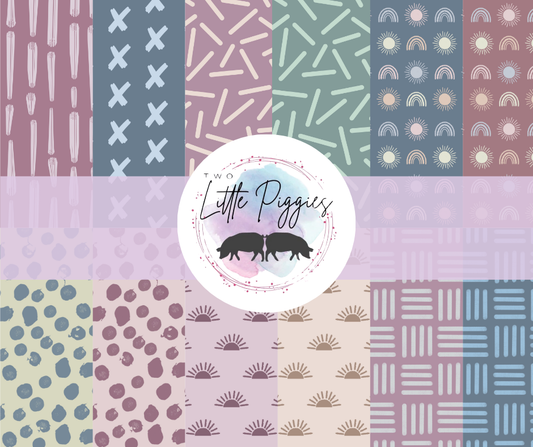 Printed Vinyl - Boho Patterns