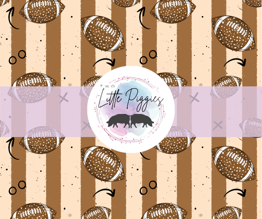 Printed Vinyl - Football Stripes
