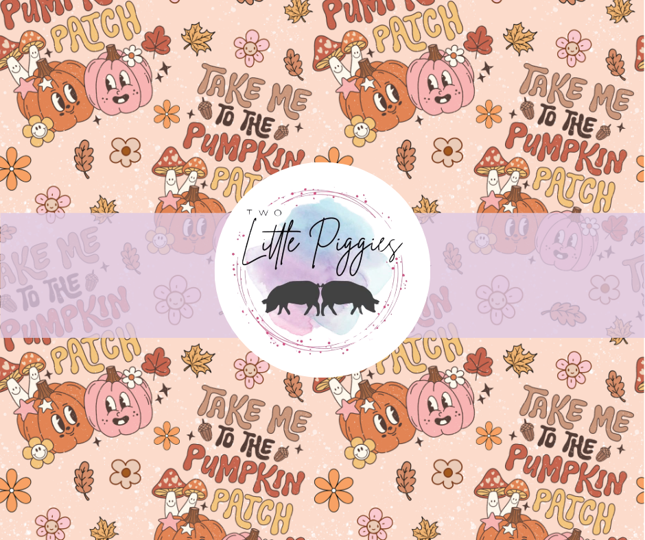 Printed Vinyl - To the Pumpkin Patch