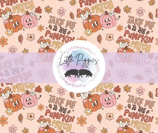Printed Vinyl - To the Pumpkin Patch