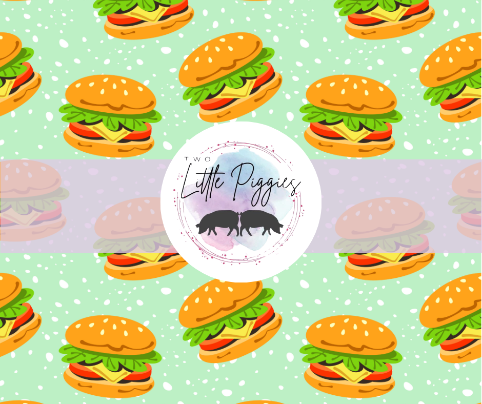 Printed Vinyl - Hamburgers