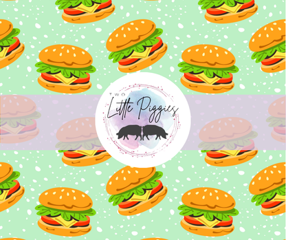 Printed Vinyl - Hamburgers