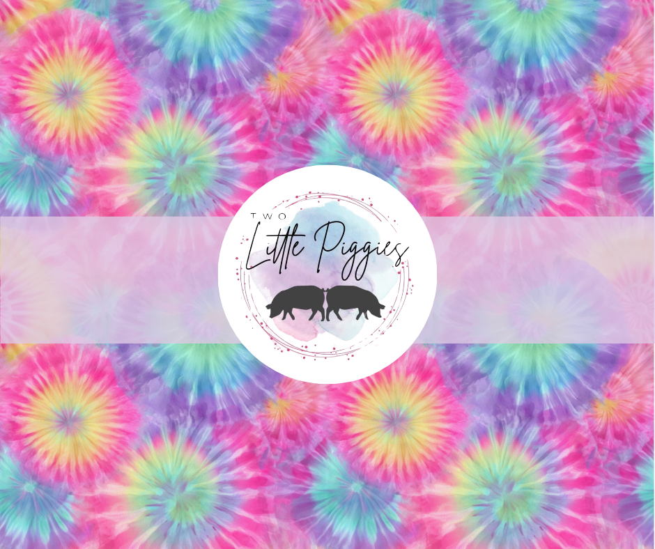 Printed Vinyl - Muted Tie Dye