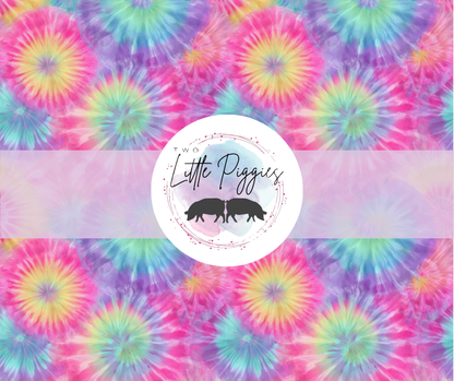 Printed Vinyl - Muted Tie Dye