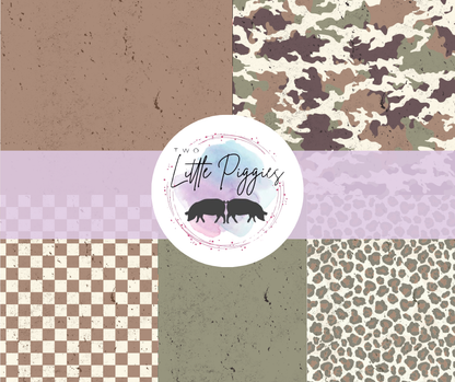 Printed Vinyl - Distressed Camo