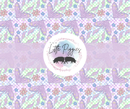 Printed Vinyl -  Pastel Lunar Moth
