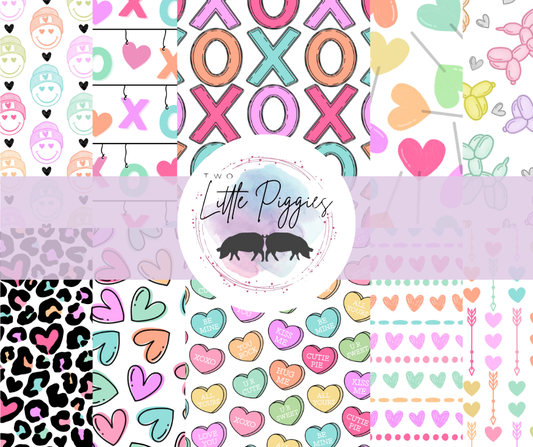 Printed Vinyl - Bright Valentine