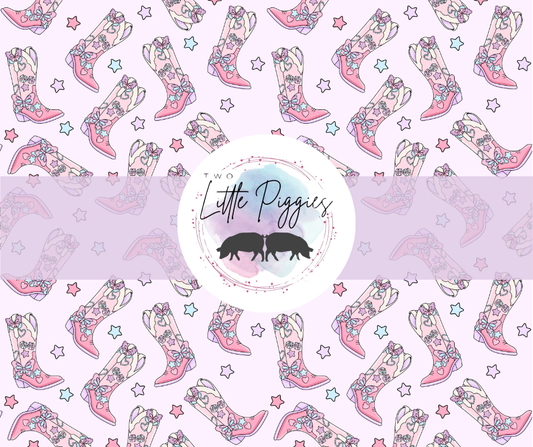 Printed Vinyl - Lover Cowgirl Boot