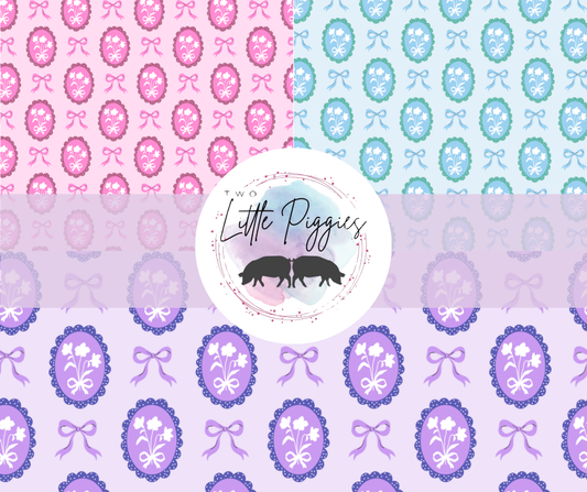 Printed Vinyl - Coquette Flowers