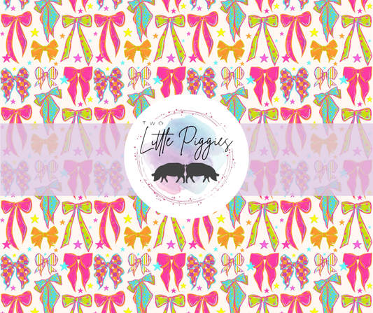 Printed Vinyl - Retro Bows