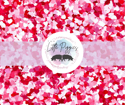 Printed Vinyl - Heart Confetti