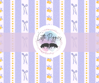 Printed Vinyl - Lavender and Lemons