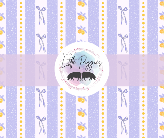 Printed Vinyl - Lavender and Lemons