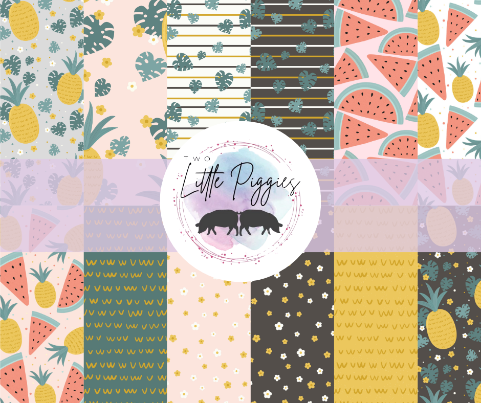 Printed Vinyl - Summer Paradise Collection