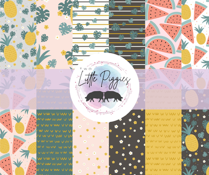 Printed Vinyl - Summer Paradise Collection