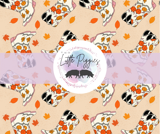 Printed Vinyl - Fall Boots