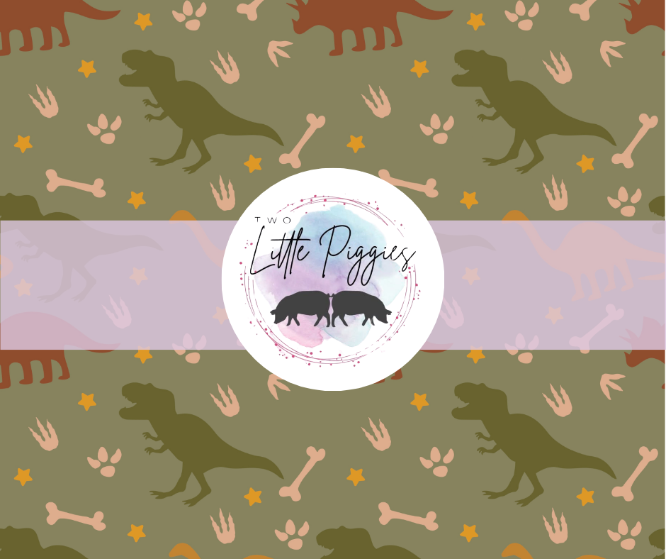 Printed Vinyl - Muted Dinos