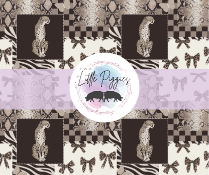 Printed Vinyl - Snake, Leopard, and Bows