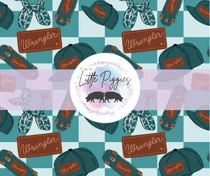 Printed Vinyl - Wranglers and Balloon Dogs