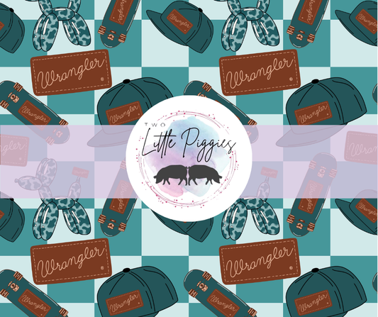 Printed Vinyl - Wranglers and Balloon Dogs