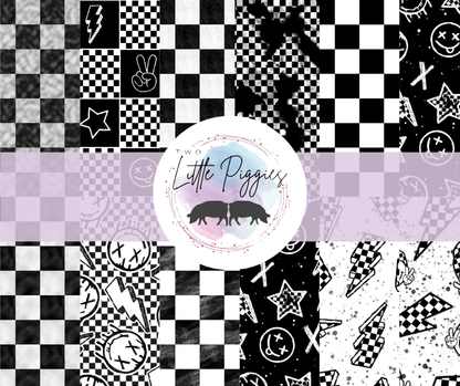 Printed Vinyl - Checkered Punk