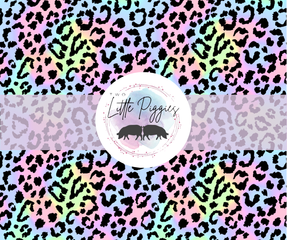 Printed Vinyl - Pastel Leopard