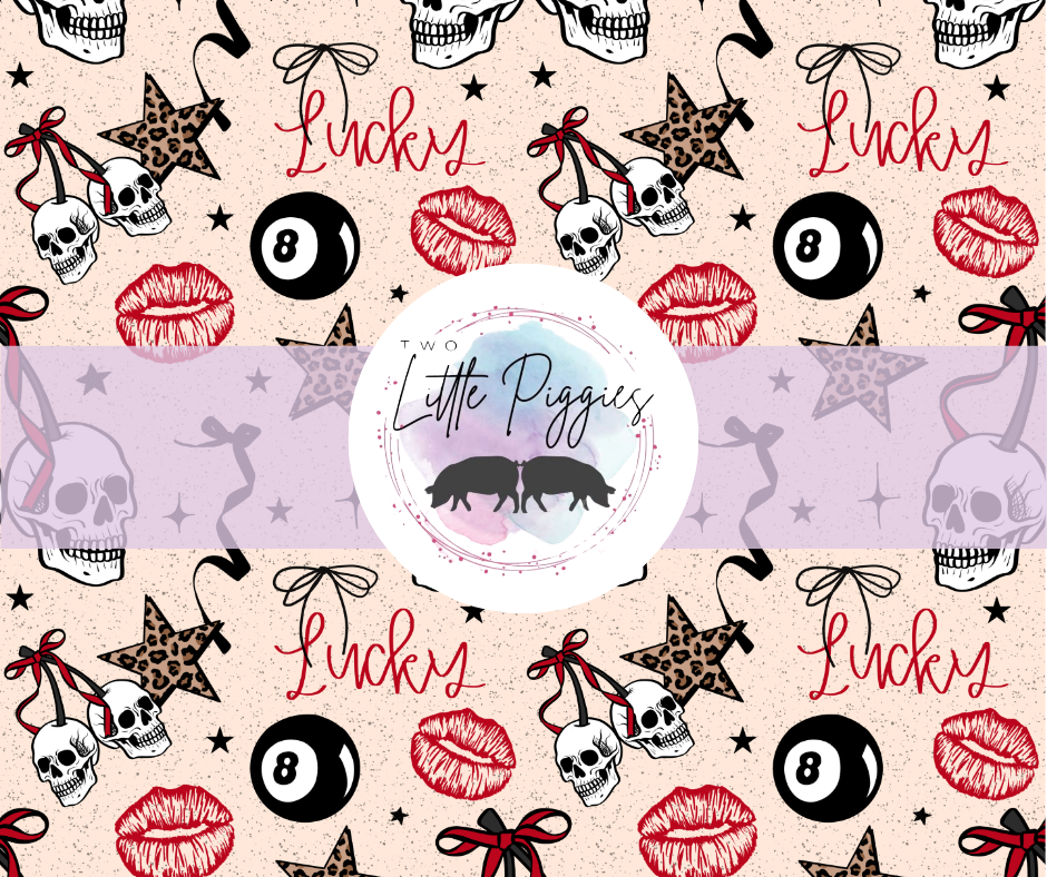 Printed Vinyl - Lucky Skulls