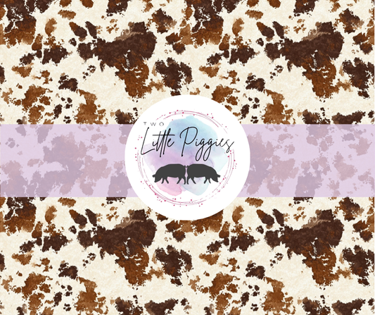 Printed Vinyl - Cowhide Fur
