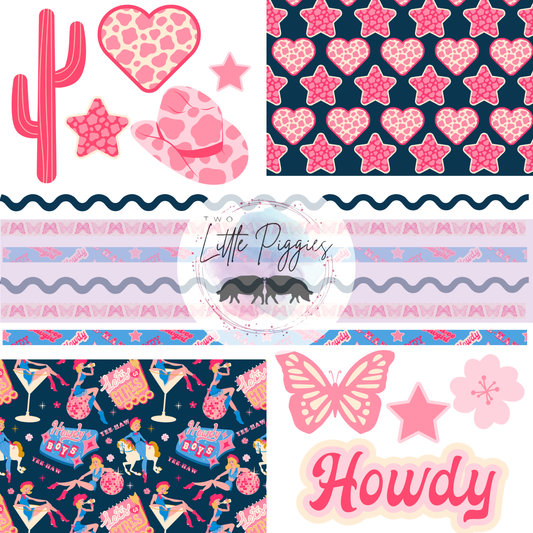 Printed Vinyl - Element Sheet - Disco Cowgirl