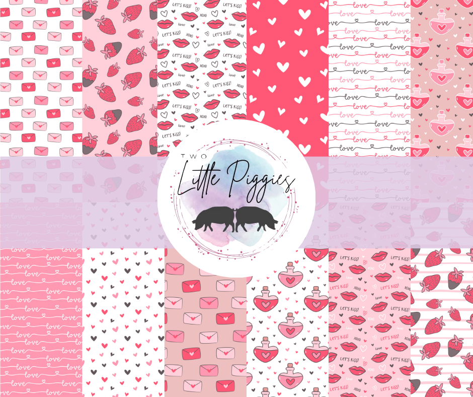 Printed Vinyl - Valentine - Be My Valentine